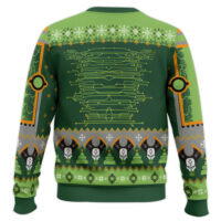 Hooktab Warhammer 40k Nefarious Necron Ugly Christmas Sweater