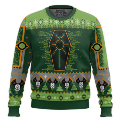 Warhammer 40k Nefarious Necron Ugly Christmas Sweater