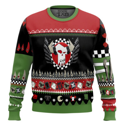 Warhammer 40k Orks Iconic Ugly Christmas Sweater