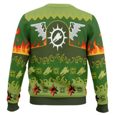 Hooktab Warhammer 40k Salamanders Ugly Christmas Sweater