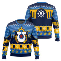 Hooktab Warhammer 40k Ultramarine Ugly Christmas Sweater
