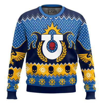 Warhammer 40k Ultramarine Ugly Christmas Sweater