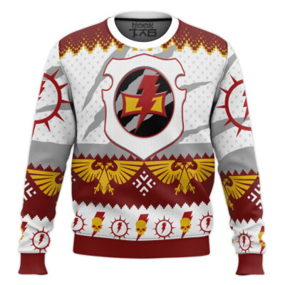 Warhammer 40k White Scars Ugly Christmas Sweater