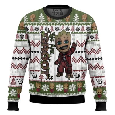 We Are Groot Marvel Ugly Christmas Sweater