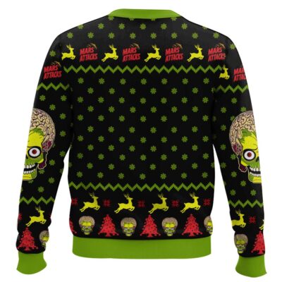 Hooktab We Come In Peace Mars Attacks Ugly Christmas Sweater