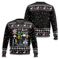 Hooktab Welcome Santa Elf Ugly Christmas Sweater