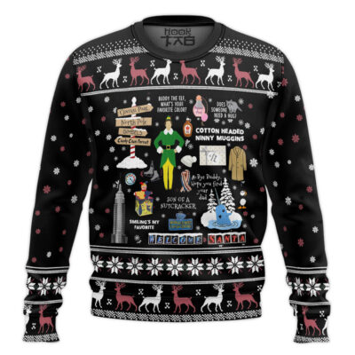 Welcome Santa Elf Ugly Christmas Sweater