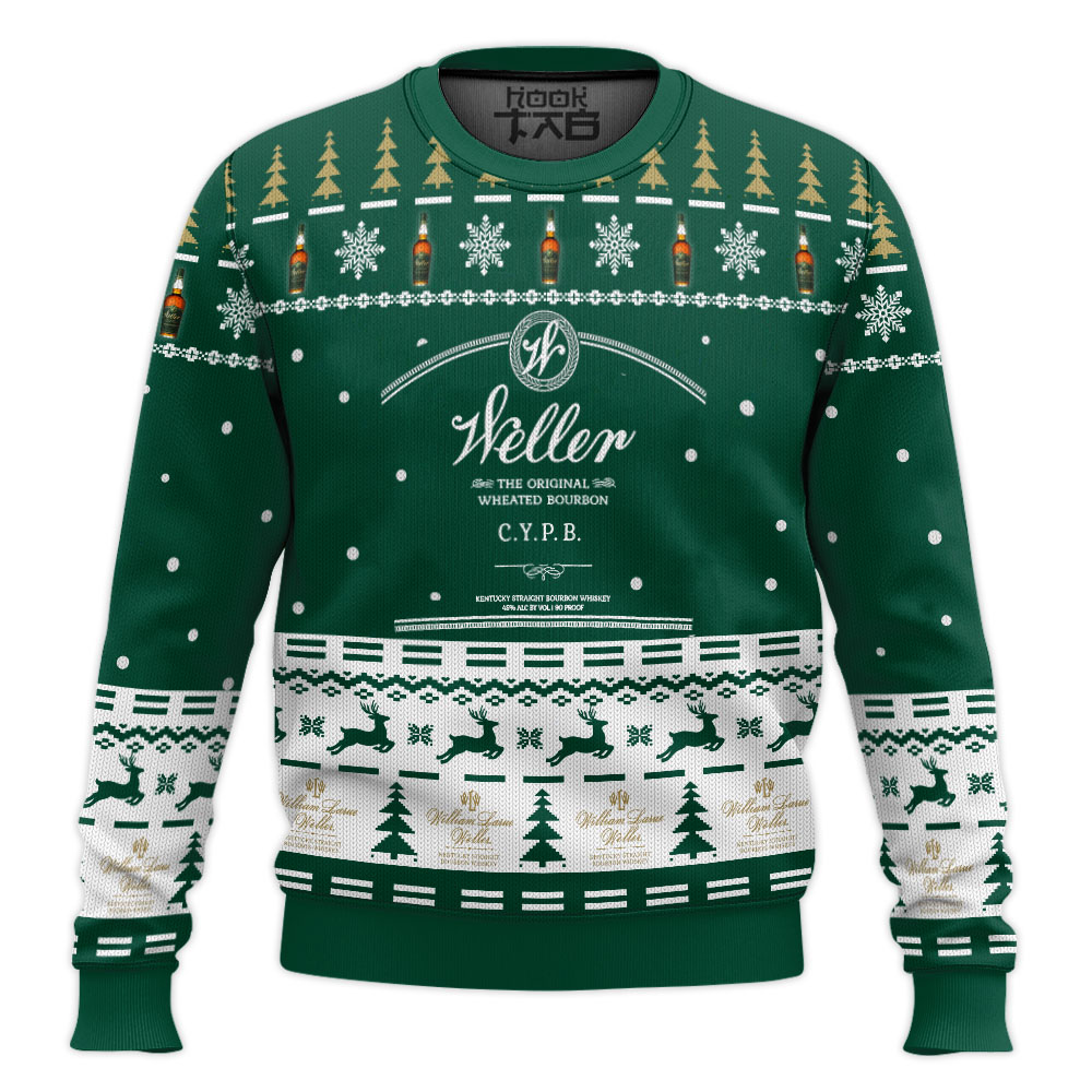 Hooktab Weller C.Y.P.B. Bourbon Ugly Christmas Sweater Hooktab Weller C.Y.P.B. Bourbon Ugly Christmas Sweater