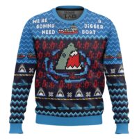 Hooktab We’re Gonna Need A Bigger Boat Jaws Ugly Christmas Sweater