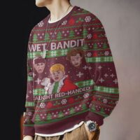 Hooktab Wet Bandits Caught Red-handed Home Alone Ugly Christmas Sweater