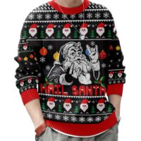 Hooktab What Are You In For? Everything Rick And Morty Ugly Christmas Sweater