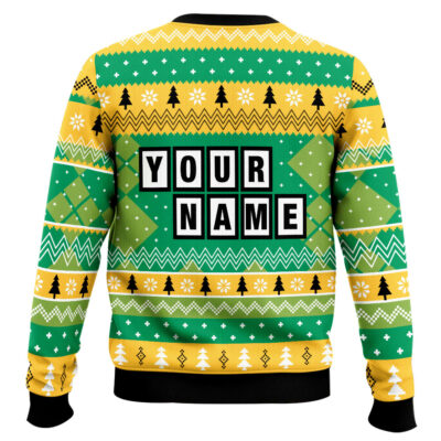 Hooktab Wheel of Fortune Ugly Christmas Sweater