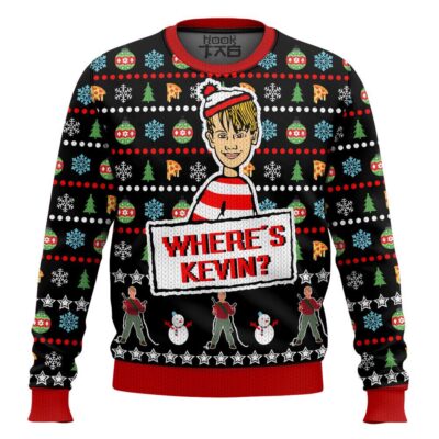 Where Is Kevin Home Alone Ugly Christmas Sweater