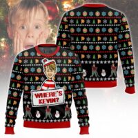 Hooktab Where Is Kevin Home Alone Ugly Christmas Sweater