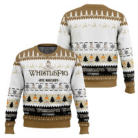 Hooktab Whistle Pig Rye Whiskey Ugly Christmas Sweater