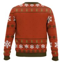 Hooktab White Cat Eating Salad Meme Ugly Christmas Sweater