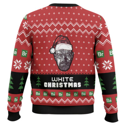 Hooktab White Christmas Breaking Bad Ugly Christmas Sweater