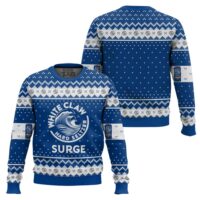 Hooktab White Claw Hard Seltzer Surge Ugly Christmas Sweater