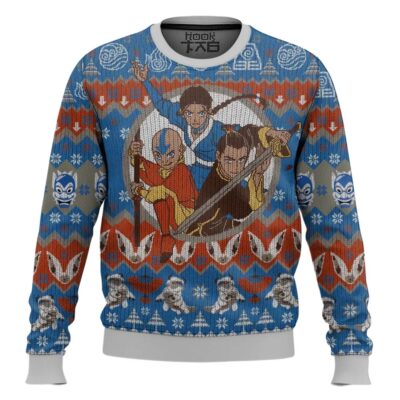White Lotus Avatar The Last Airbender Ugly Christmas Sweater