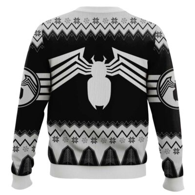 Hooktab White Spider Man Into The Spiderverse Ugly Christmas Sweater