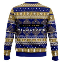 Hooktab Who Want To Be A Millionaire Ugly Christmas Sweater