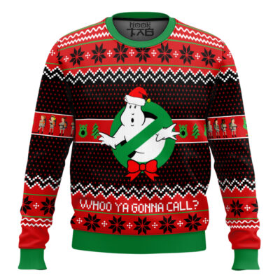 Who You Gonna Call? Ghostbusters Ugly Christmas Sweater