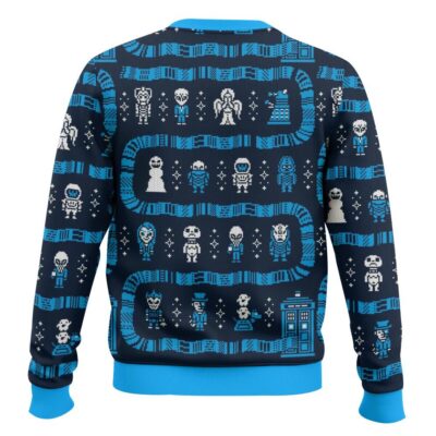 Hooktab Who’s Outside Doctor Who Ugly Christmas Sweater