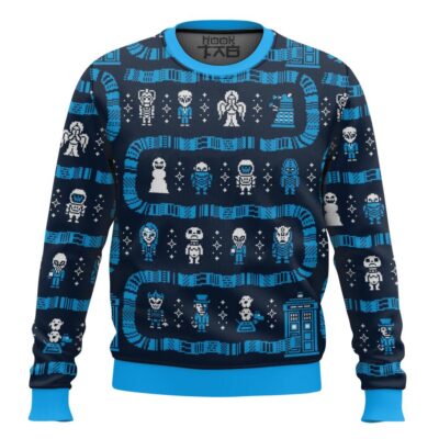 Who's Outside Doctor Who Ugly Christmas Sweater
