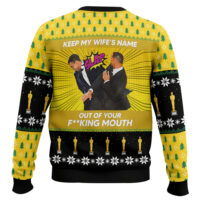 Hooktab Will Smith Slaps Chris Rock Meme Ugly Christmas Sweater