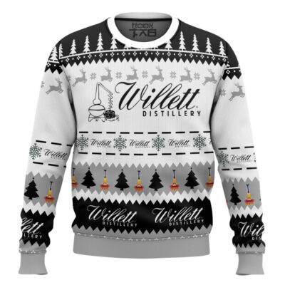 Willett Distillery Bourbon Ugly Christmas Sweater