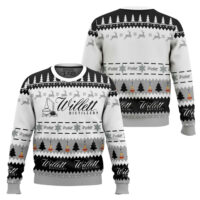 Hooktab Willett Distillery Bourbon Ugly Christmas Sweater