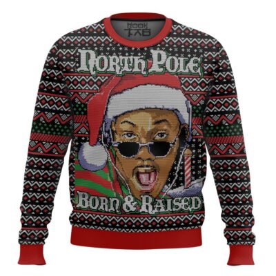 Willy Northpole Born & Raised Ugly Christmas Sweater