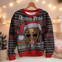 Hooktab Willy Northpole Born & Raised Ugly Christmas Sweater