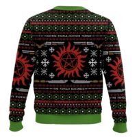 Hooktab Winchester Family Saving People Hunting Things Supernatural Ugly Christmas Sweater