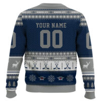 Hooktab Winnipeg Jets - Custom Name And Number Ugly Sweater