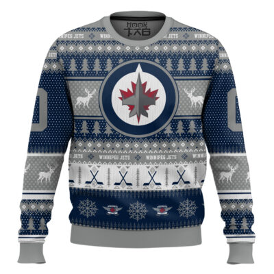 Winnipeg Jets - Custom Name And Number Ugly Sweater