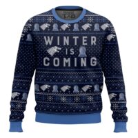 Hooktab Winter Is Coming Game Of Throne Ugly Christmas Sweater
