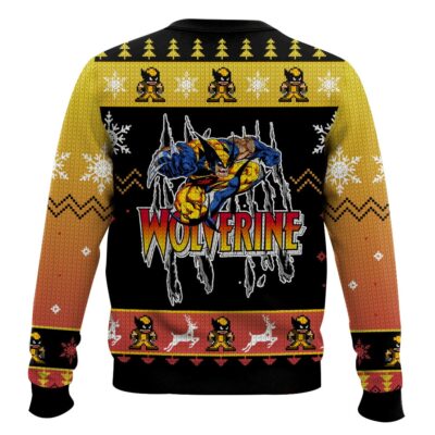 Hooktab Wolverine Marvel Ugly Christmas Sweater