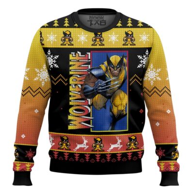 Wolverine Marvel Ugly Christmas Sweater