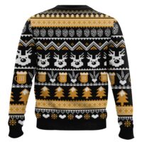 Hooktab Wonderful Time For A Beer Ugly Christmas Sweater