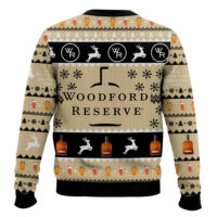 Hooktab Woodford Reserve Reindeer Ugly Christmas Sweater