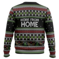 Hooktab Work From Home Ugly Christmas Sweater