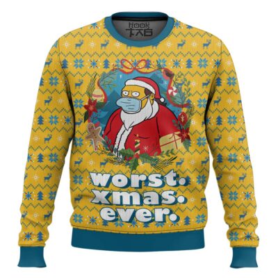 Worst Christmas Ever The Simpsons Ugly Christmas Sweater