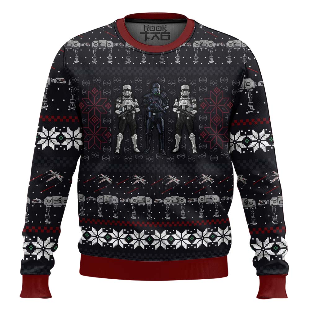 Hooktab Wrath Of The Empire Star Wars Ugly Christmas Sweater Hooktab Wrath Of The Empire Star Wars Ugly Christmas Sweater