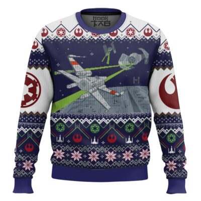 X-wing vs TIE Fighter Star Wars Ugly Christmas Sweater