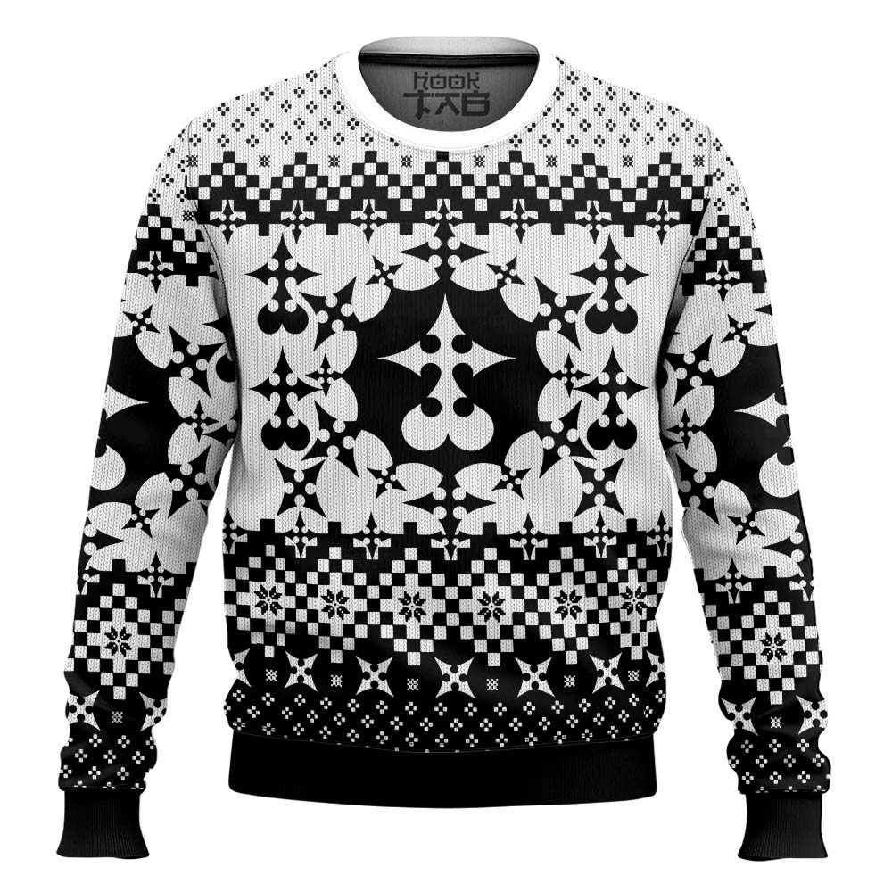 Hooktab Xemnas Kingdom Hearts Ugly Christmas Sweater Hooktab Xemnas Kingdom Hearts Ugly Christmas Sweater