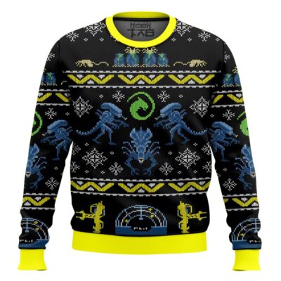 Xenomorphs Alien Ugly Christmas Sweater