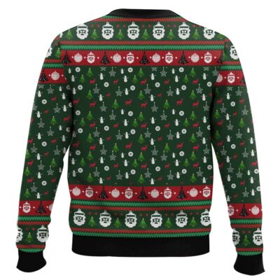 Hooktab Xmas Awesome Firefighter Ugly Christmas Sweater
