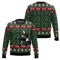 Hooktab Xmas Awesome Firefighter Ugly Christmas Sweater