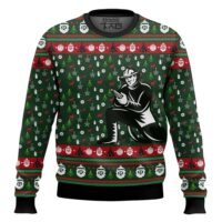 Hooktab Xmas Awesome Firefighter Ugly Christmas Sweater